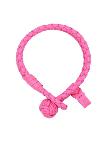 Intrecciato Double Line Bracelet Pink - BOTTEGA VENETA - BALAAN 1