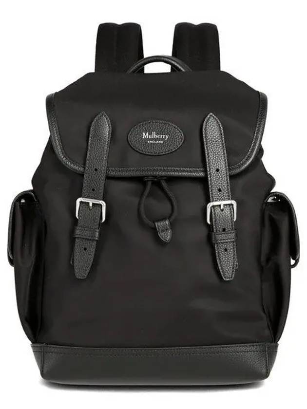 Logo Applique Buckle Backpack Black - MULBERRY - BALAAN 2