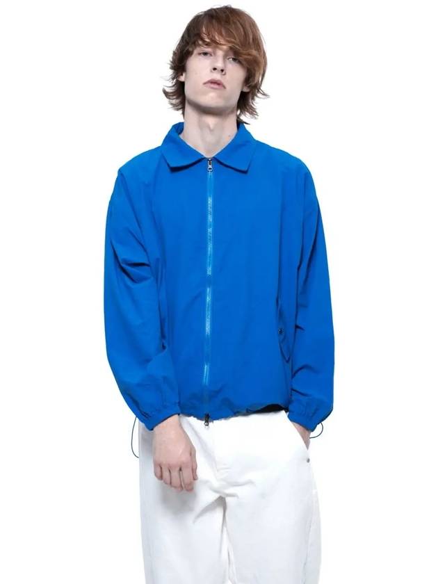 Men s SCWJ BL seersucker collar windbreaker jumper blue - CHANCE'S NOI - BALAAN 1