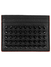 Chios Spike Card Wallet Black - CHRISTIAN LOUBOUTIN - BALAAN 2