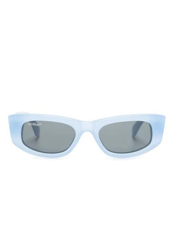 Matera rectangular frame sunglasses OERI090F23PLA0014007 - OFF WHITE - BALAAN 1