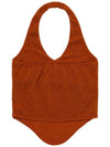 HALTERNEK KNIT VEST ORANGE - DON’T ASK MY PLAN - BALAAN 3