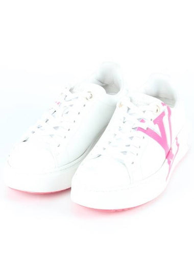 LV initial time out sneakers pink 35 5 225 - LOUIS VUITTON - BALAAN 1