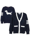 Thome Browne 4 Bar Cardigan Navy - THOM BROWNE - BALAAN 2