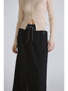 Recycle Maxi A-Line Skirt Black - THE GREEN LAB - BALAAN 6