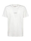 Logo Print Jersey Classic Short Sleeve T-Shirt White - CP COMPANY - BALAAN 3