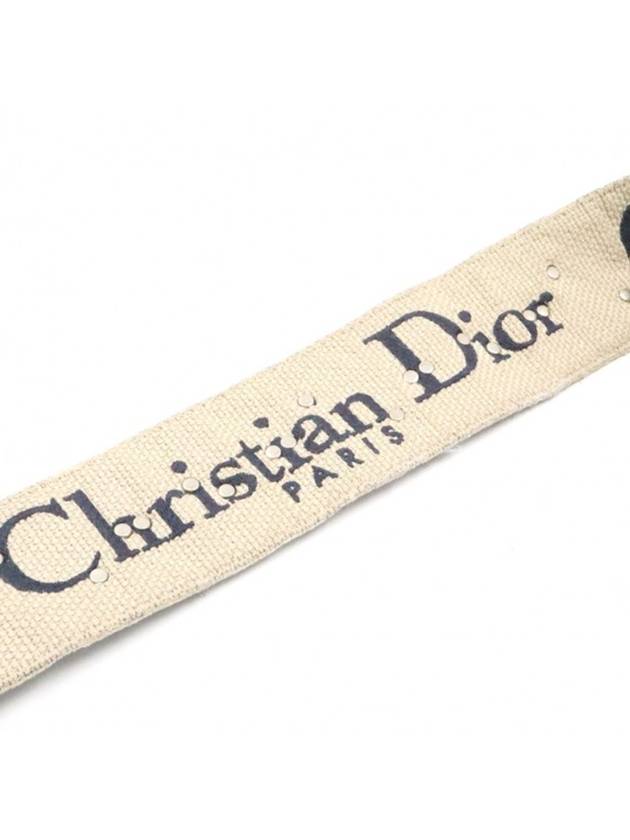 Women s Dior Christian S8554CTZQ M928 Blue PARIS Embroidery Ring Shoulder Strap gt Gangbuk used luxury goods - DIOR - BALAAN 4