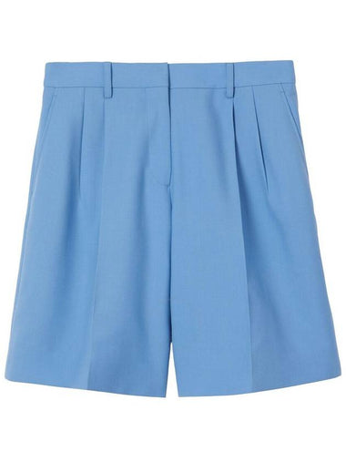 Burberry Cool Cornflower Blue Lorie Tailored Shorts Brand Size 4 US Size 2 - BURBERRY - BALAAN 1