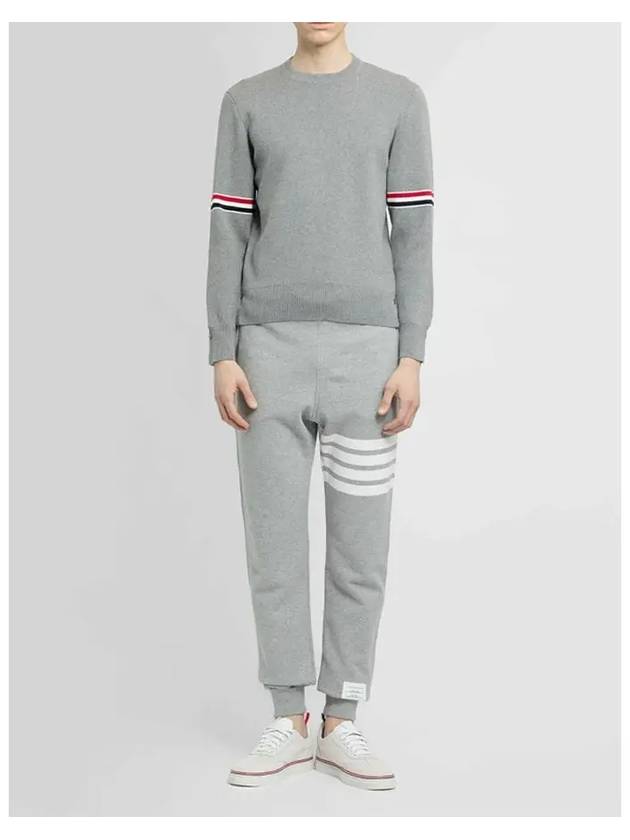 Men's Classic Loopback Engineered 4-Bar Sweatpants Light Grey - THOM BROWNE - BALAAN 7