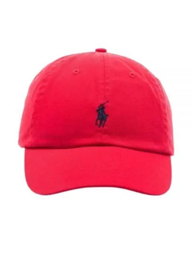 Embroidered Pony Ball Cap Red - POLO RALPH LAUREN - BALAAN 2