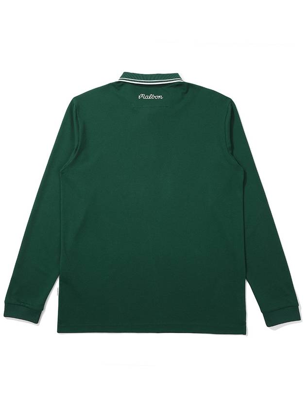 Basic bucket pique polo t shirt GREEN MAN - MALBON GOLF - BALAAN 2