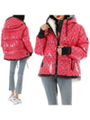 Women's Grenoble Dot Pattern Padding Fuchsia - MONCLER - BALAAN 2