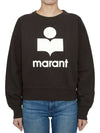 Mobyli Logo Sweatshirt Black - ISABEL MARANT ETOILE - BALAAN 2