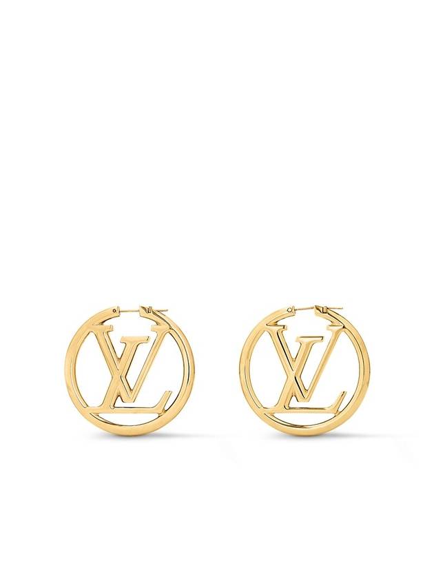 Louise Hoop Earrings Gold - LOUIS VUITTON - BALAAN 1