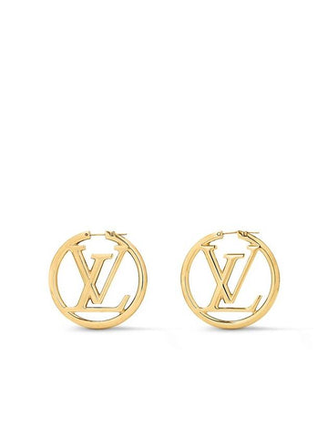 Louise Hoop Earrings Gold - LOUIS VUITTON - BALAAN 1