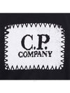 Men's Embroidery Logo Print Long Sleeve T-Shirt Black - CP COMPANY - BALAAN 5