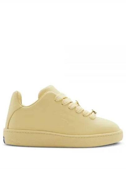 Bubble Leather Low-Top Sneakers Yellow - BURBERRY - BALAAN 2