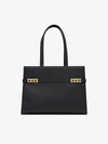 Calf Leather Tote Bag Black - DELVAUX - BALAAN 1