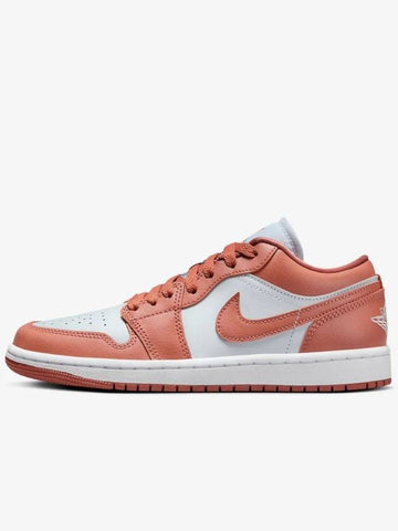 Nike Air Jordan 1 Low Women s Platinum Sky Jay Orange DC0774 080 - JORDAN - BALAAN 1