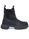 Rubber Chelsea Boots Black - GANNI - BALAAN 2