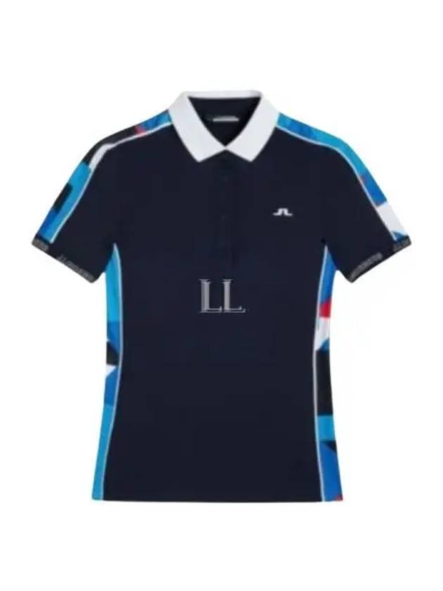 Golf Women's Damai Polo Shirt JL Navy - J.LINDEBERG - BALAAN 2