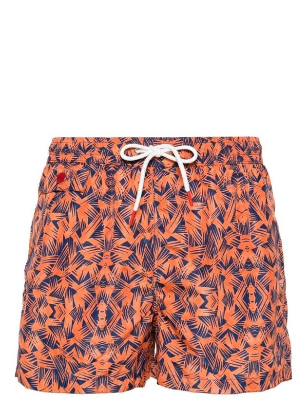 graphic print swim shorts UCOM2CK0709D - KITON - BALAAN 1