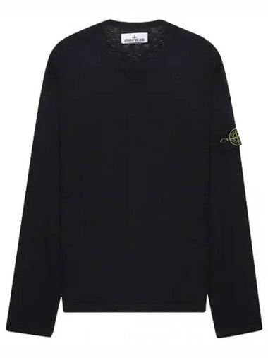 badge crew neck knit - STONE ISLAND - BALAAN 1