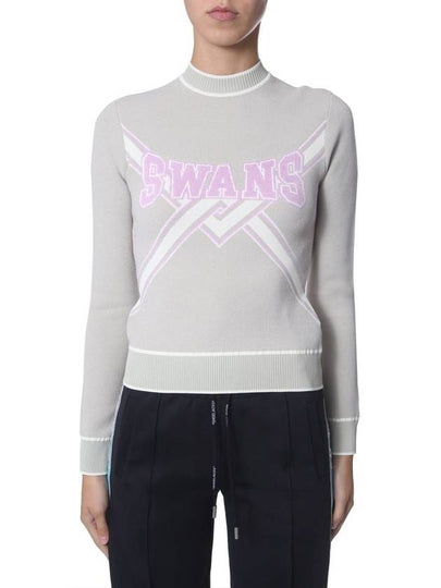 Offwhite swans crop knit top gray - OFF WHITE - BALAAN 2