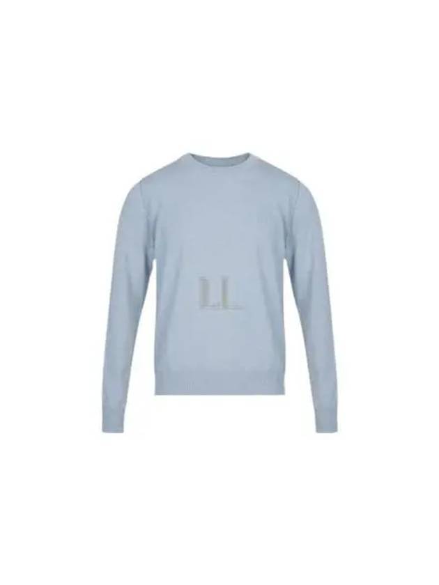 Crew Neck Cashmere Knit Top Pale Blue - MAISON MARGIELA - BALAAN 2