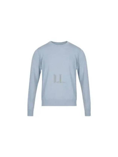 Crew Neck Cashmere Knit Top Pale Blue - MAISON MARGIELA - BALAAN 2