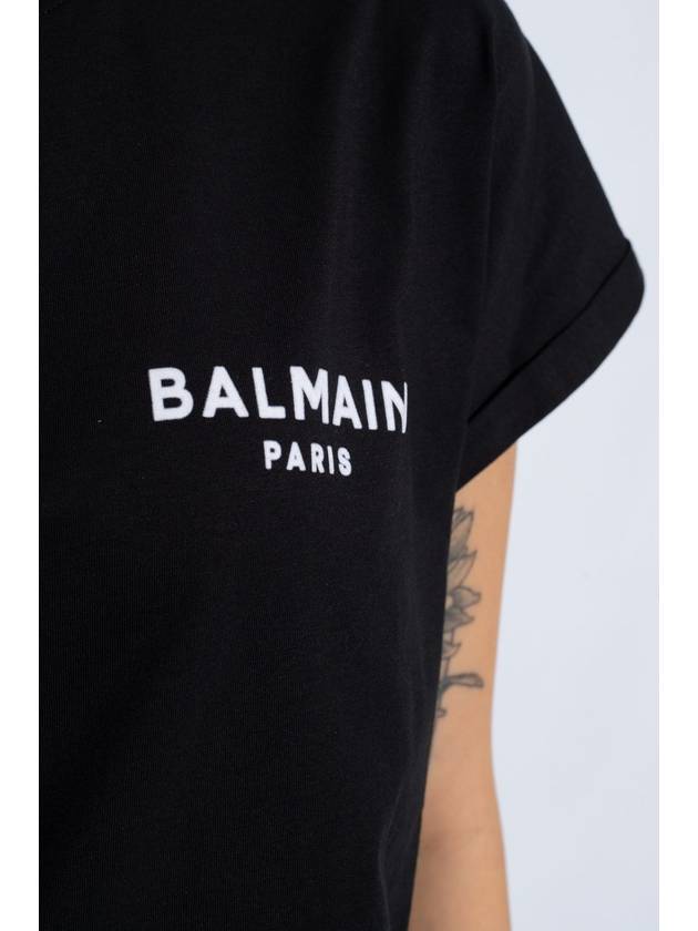 Balmain T-shirt With Logo, Women's, Black - BALMAIN - BALAAN 5