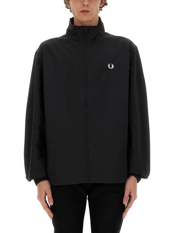 JACKET WITH LOGO - FRED PERRY - BALAAN 1