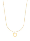 Gancini Large Necklace Brass & Gold - SALVATORE FERRAGAMO - BALAAN 3