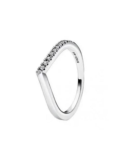 Timeless Wish Half Sparkling Ring Silver - PANDORA - BALAAN 2