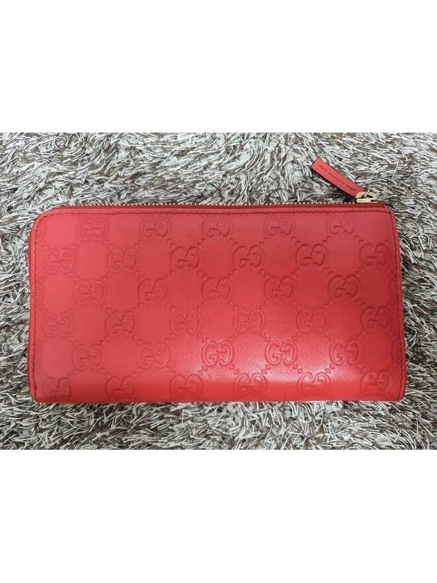 Seema zipper long wallet red - GUCCI - BALAAN 3