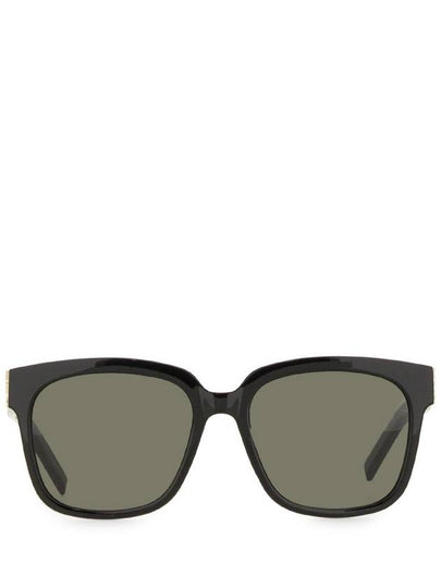 Eyewear Logo Plaque Acetate Sunglasses Black - SAINT LAURENT - BALAAN 2