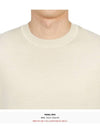 Crew Neck Wool Knit Top Beige - THEORY - BALAAN 6