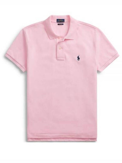 Women's Julie Embroidered Logo Short Sleeve Polo Shirt Pink - POLO RALPH LAUREN - BALAAN 2