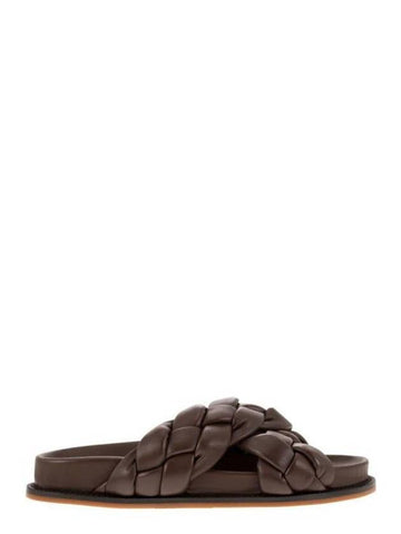 Mule Slippers ASD274A929 H137 1253 COFFEE - FABIANA FILIPPI - BALAAN 1