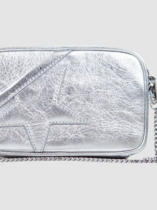 Star Metallic Mini Cross Bag Argento Silver - GOLDEN GOOSE - BALAAN 2