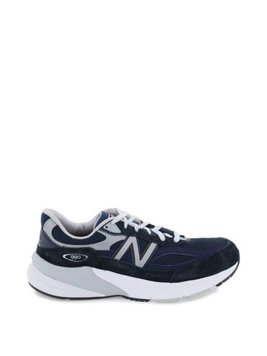 990v6 Low Top Sneakers Navy - NEW BALANCE - BALAAN 1