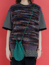 mesh knit string bag green - UNALLOYED - BALAAN 2
