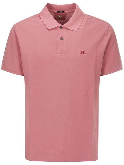 24/1 Piquet Resist Dyed Polo Shirt Pink - CP COMPANY - BALAAN 2