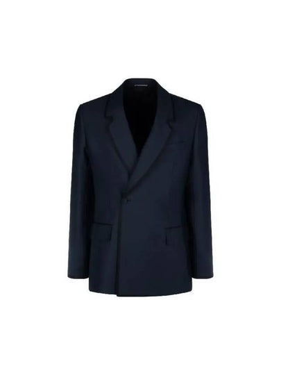 Oblique Wool Mohair Twill Jacket Blue - DIOR - BALAAN 2