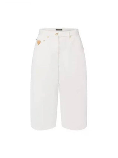 Frayed seam Bermuda shorts 1AFTD3 - LOUIS VUITTON - BALAAN 1