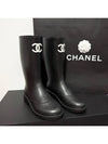 Boots Caoutchouc Black - CHANEL - BALAAN 3