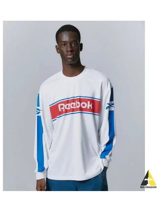 Twin Vector Jersey Long Sleeve White - REEBOK - BALAAN 1