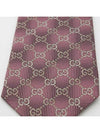 GG Pattern Slim Silk Tie Red - GUCCI - BALAAN 2