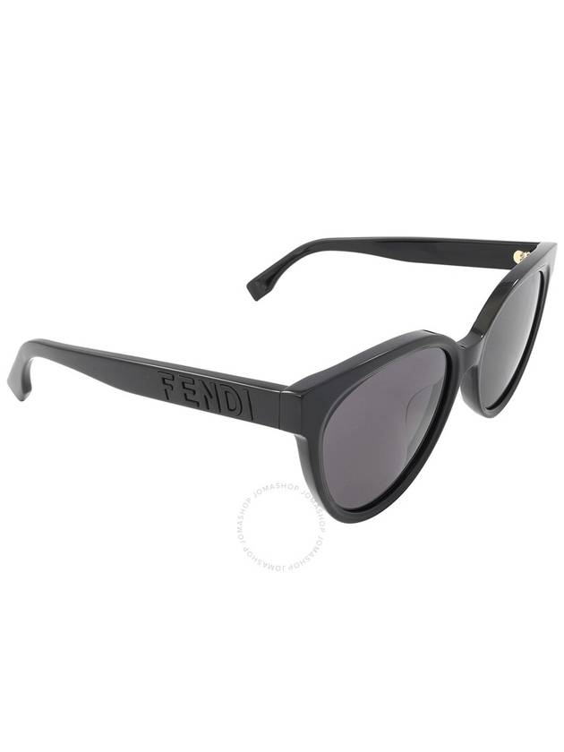 Fendi Grey Cat Eye Ladies Sunglasses FE40008U 01A 56 - FENDI - BALAAN 3