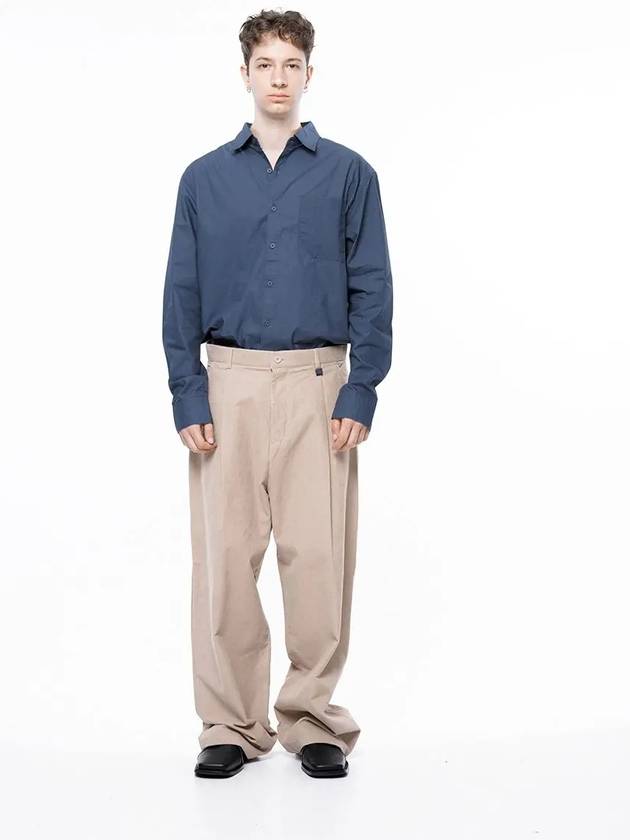 Men s M243PT01BE Corduroy One Tuck Wide Pants Beige - CHANCE'S NOI - BALAAN 4